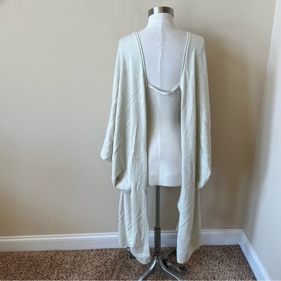 Lululemon free to coast poncho sweater heathered dove gray 13113 - Picture 10 of 13